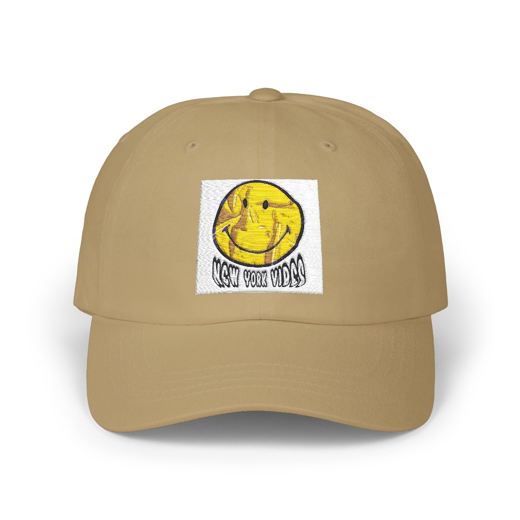 Classic Dad Cap with Playful Embroidered Sun Design, Summer Hat, Gift for Dads, Casual Beachwear, Sun Lover's Accessory
