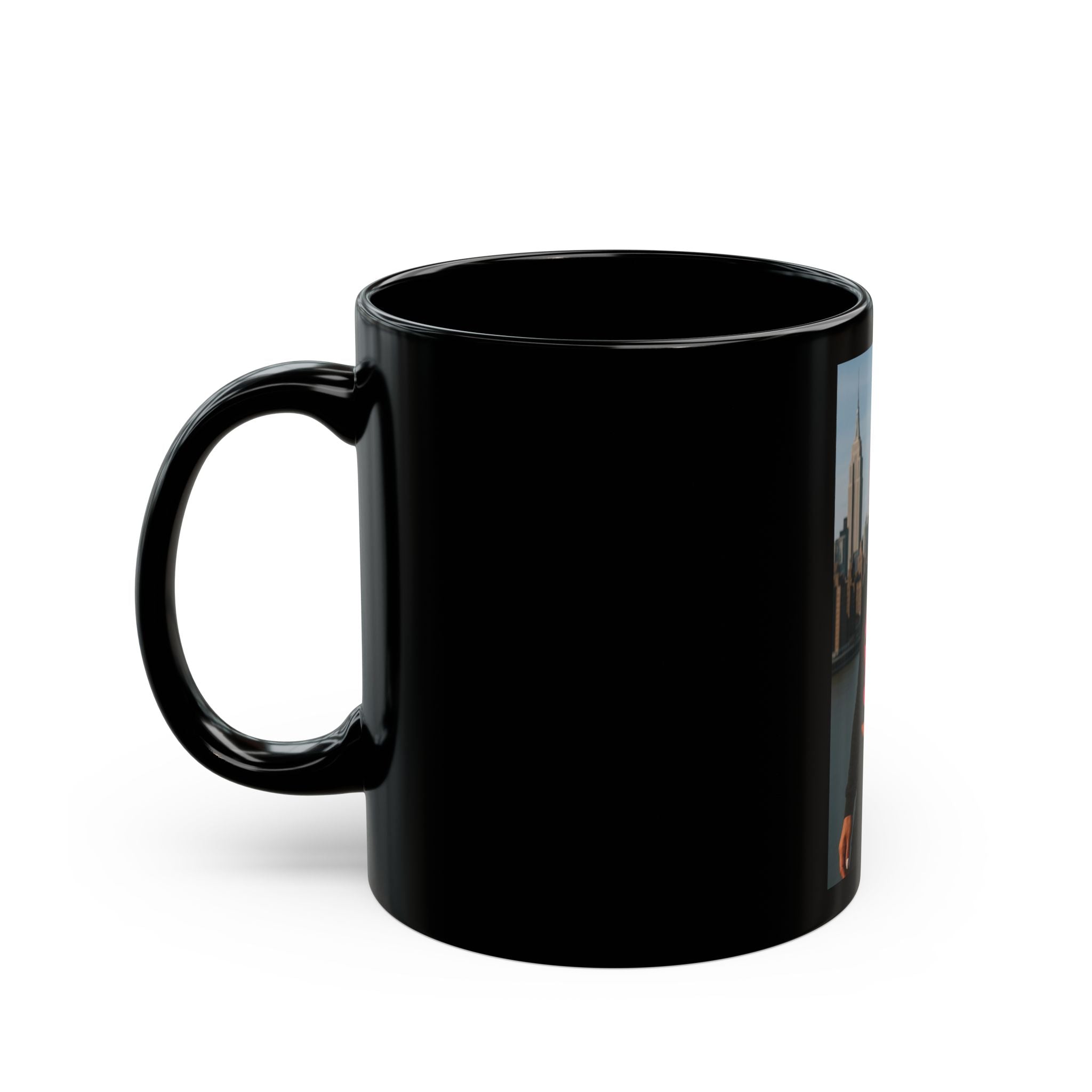 Street Art Black Mug - Bold Urban Aesthetic, Unique Gift for Art Lovers, Coffee Lovers, Home Décor, Statement Piece