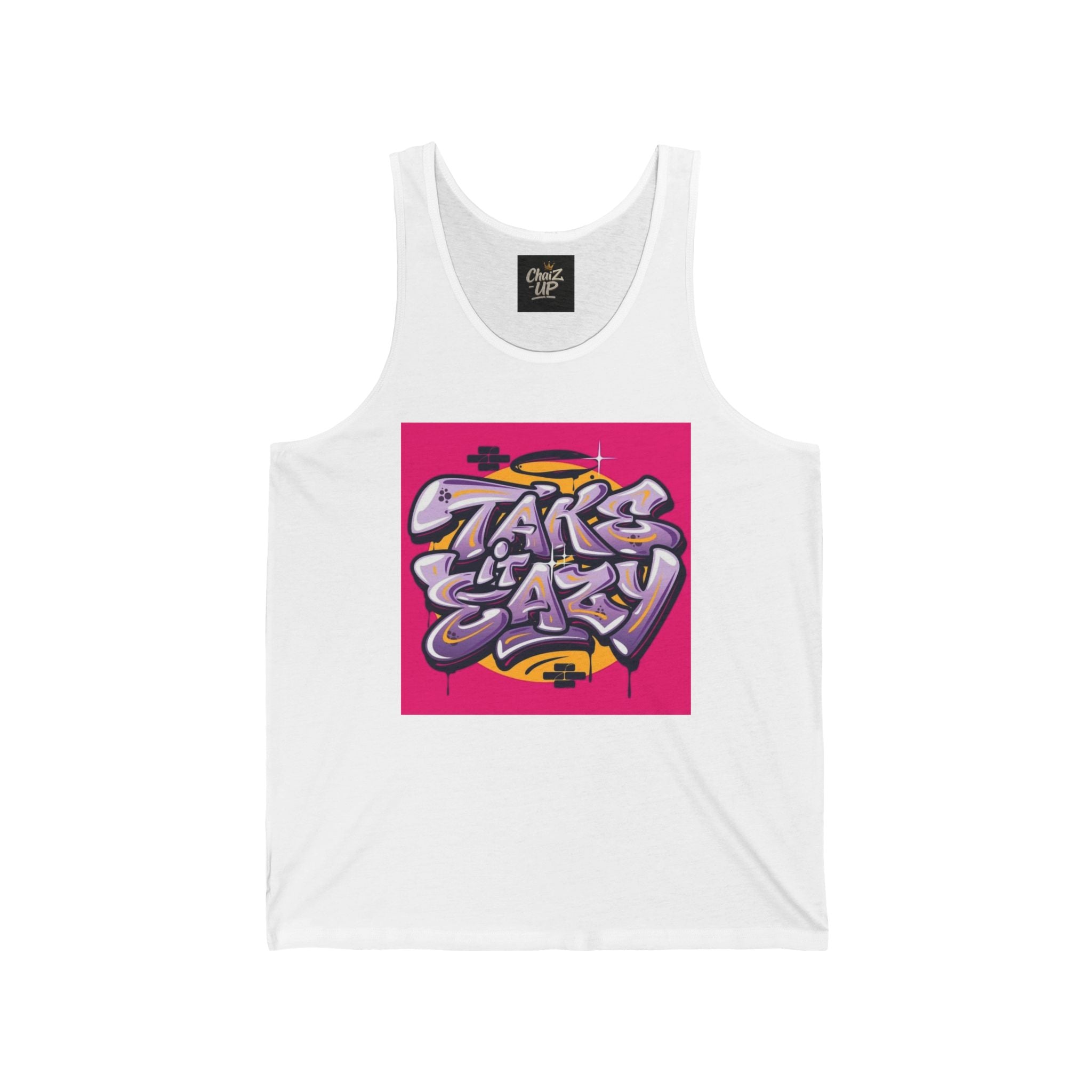 Street Art Unisex Tank Top, Graphic Tee for Summer, Casual Wear, Gifts for Urban Lovers, Party Top, Relaxation Tank