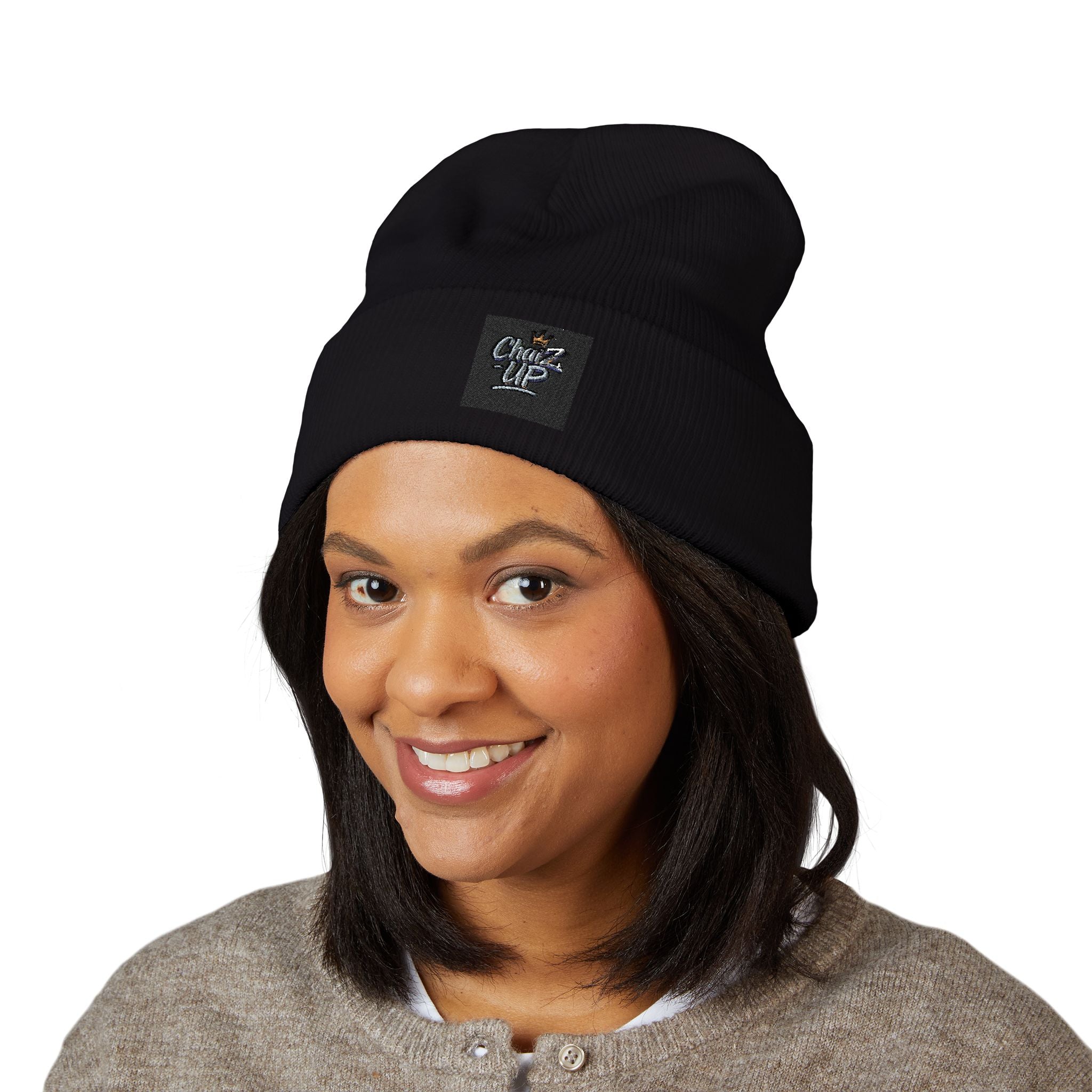 Classic Embroidered Beanie for Cozy Style, Winter Accessory, Gift for Him/Her, Trendy Headwear, Casual Comfort
