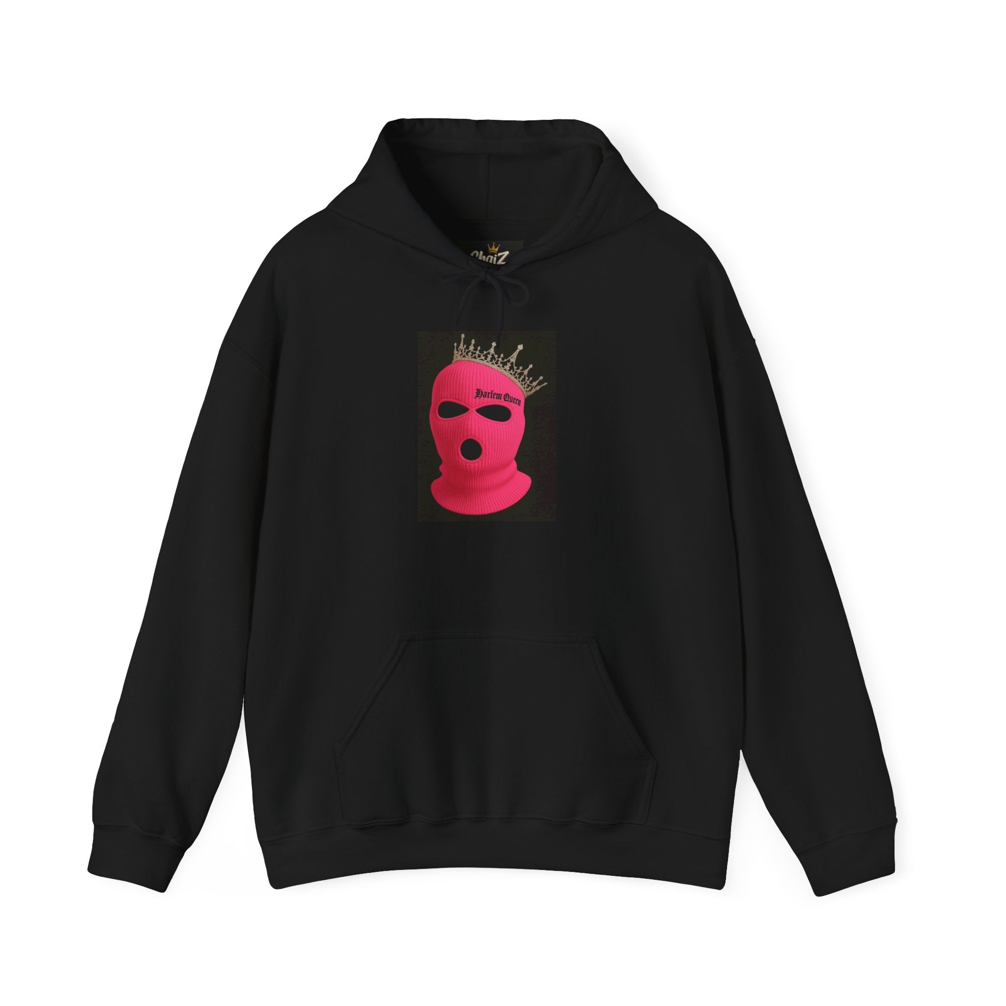 Hooded Sweatshirt with Bold Line Design