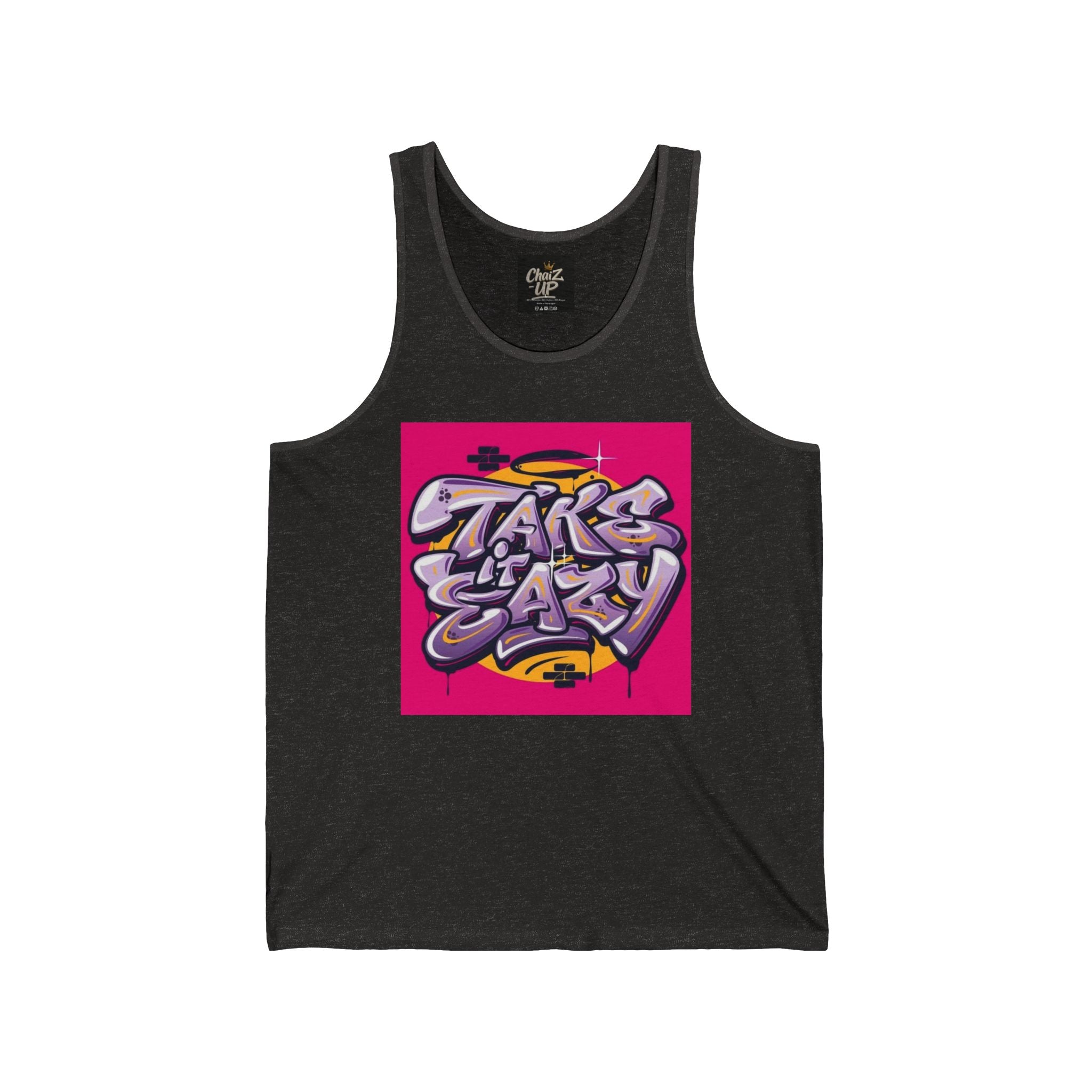 Street Art Unisex Tank Top, Graphic Tee for Summer, Casual Wear, Gifts for Urban Lovers, Party Top, Relaxation Tank