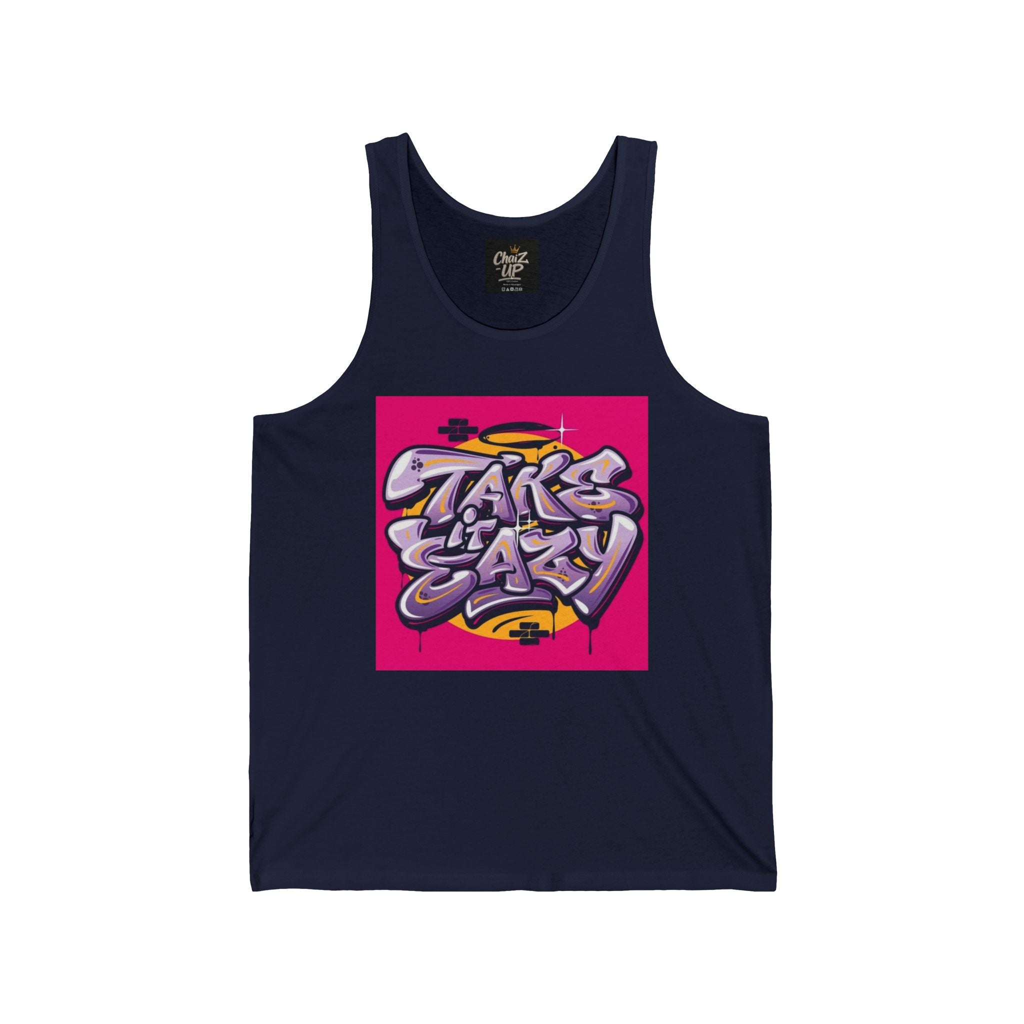Street Art Unisex Tank Top, Graphic Tee for Summer, Casual Wear, Gifts for Urban Lovers, Party Top, Relaxation Tank