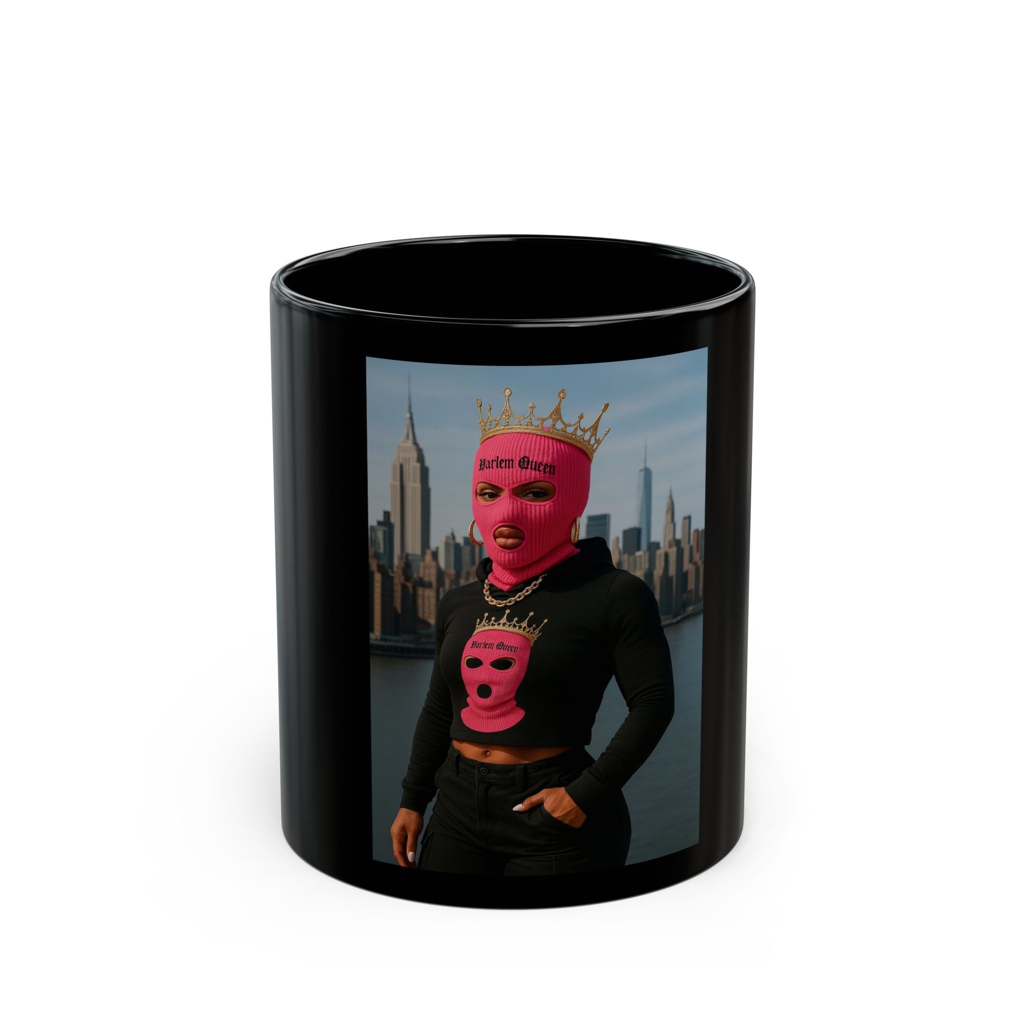 Street Art Black Mug - Bold Urban Aesthetic, Unique Gift for Art Lovers, Coffee Lovers, Home Décor, Statement Piece