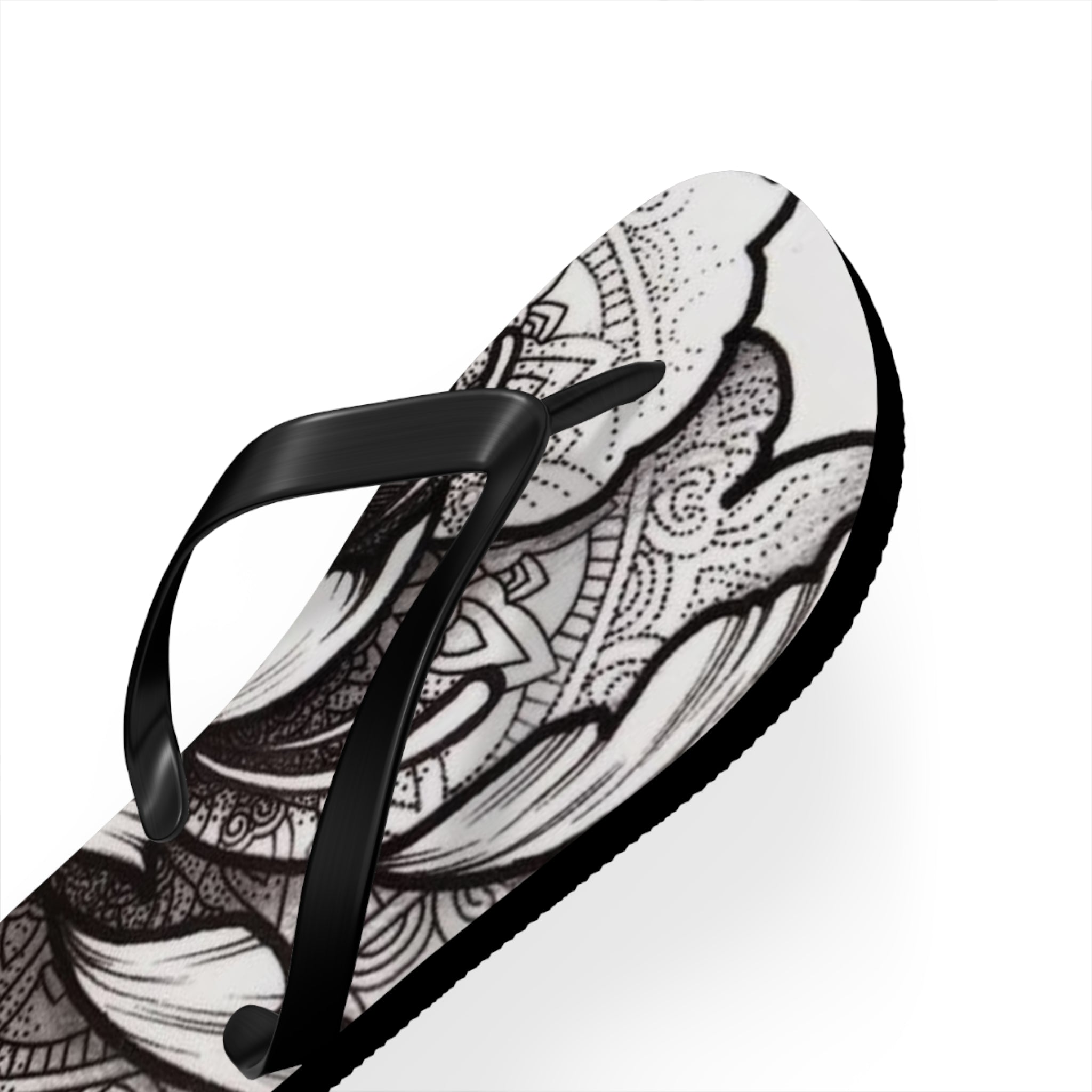 Boho Floral Flip Flops | Stylish Summer Sandals, Beach Footwear, Vacation Essentials, Gift for Her, Festival Fashion