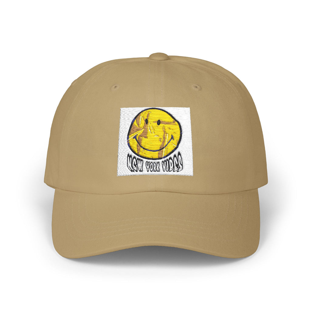 Classic Dad Cap with Playful Embroidered Sun Design, Summer Hat, Gift for Dads, Casual Beachwear, Sun Lover's Accessory