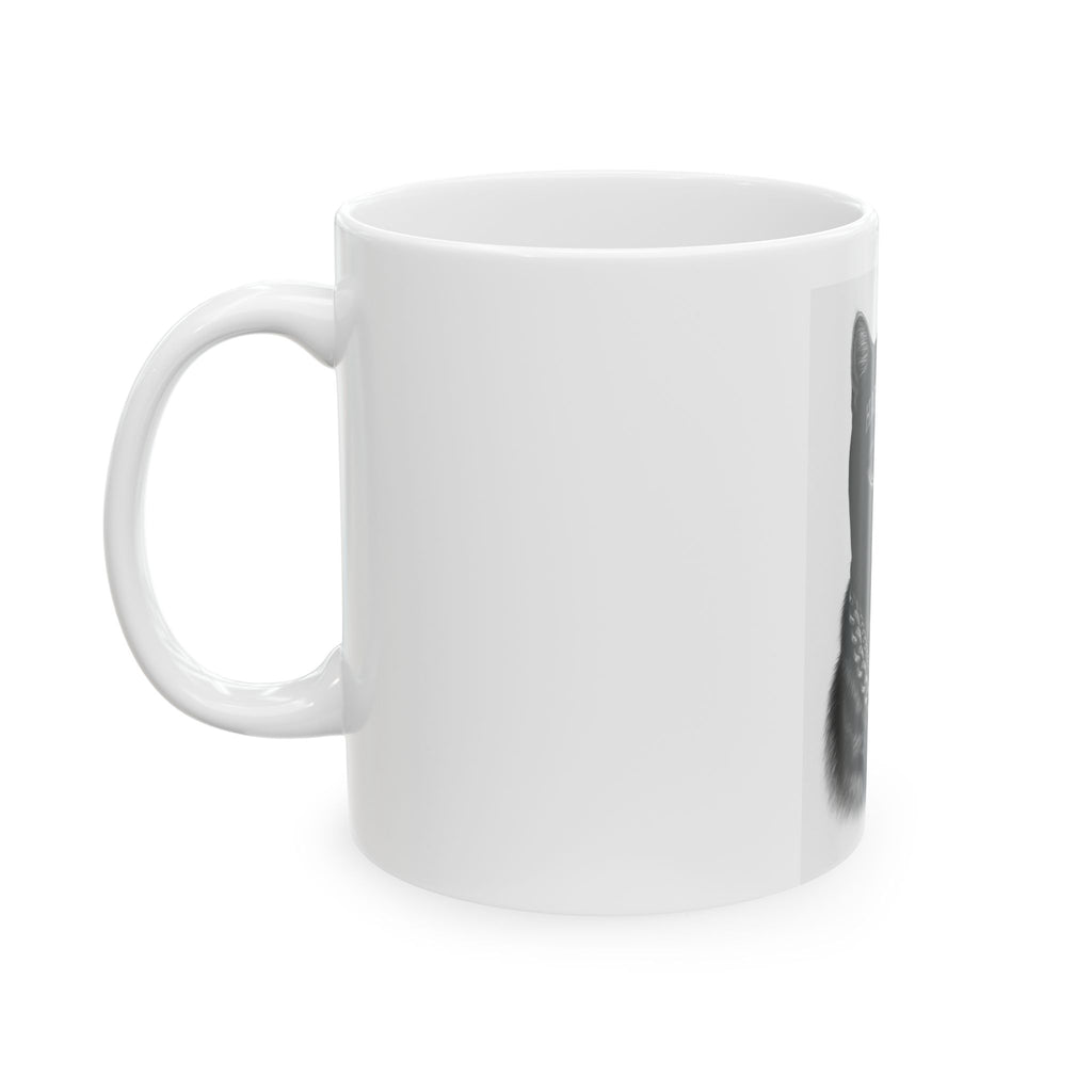 Harlem Cat Thug Life Ceramic Mug, Funny Cat Lover Gift, Unique Coffee Cup, Cool Kitchenware, Cat Mug for Animal Lovers