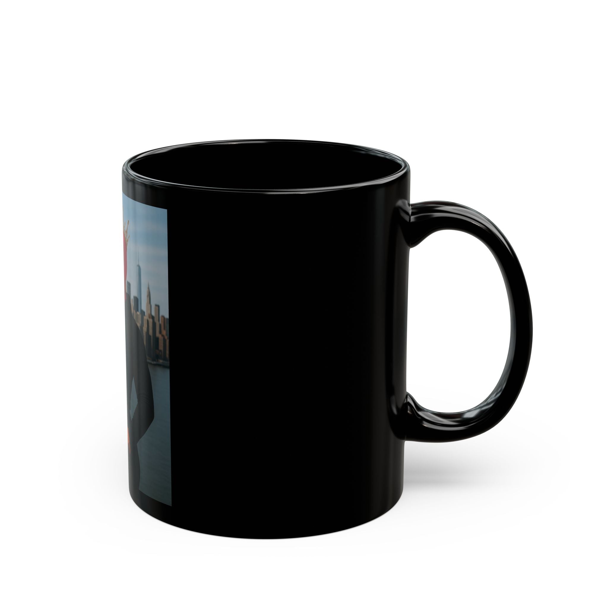 Street Art Black Mug - Bold Urban Aesthetic, Unique Gift for Art Lovers, Coffee Lovers, Home Décor, Statement Piece