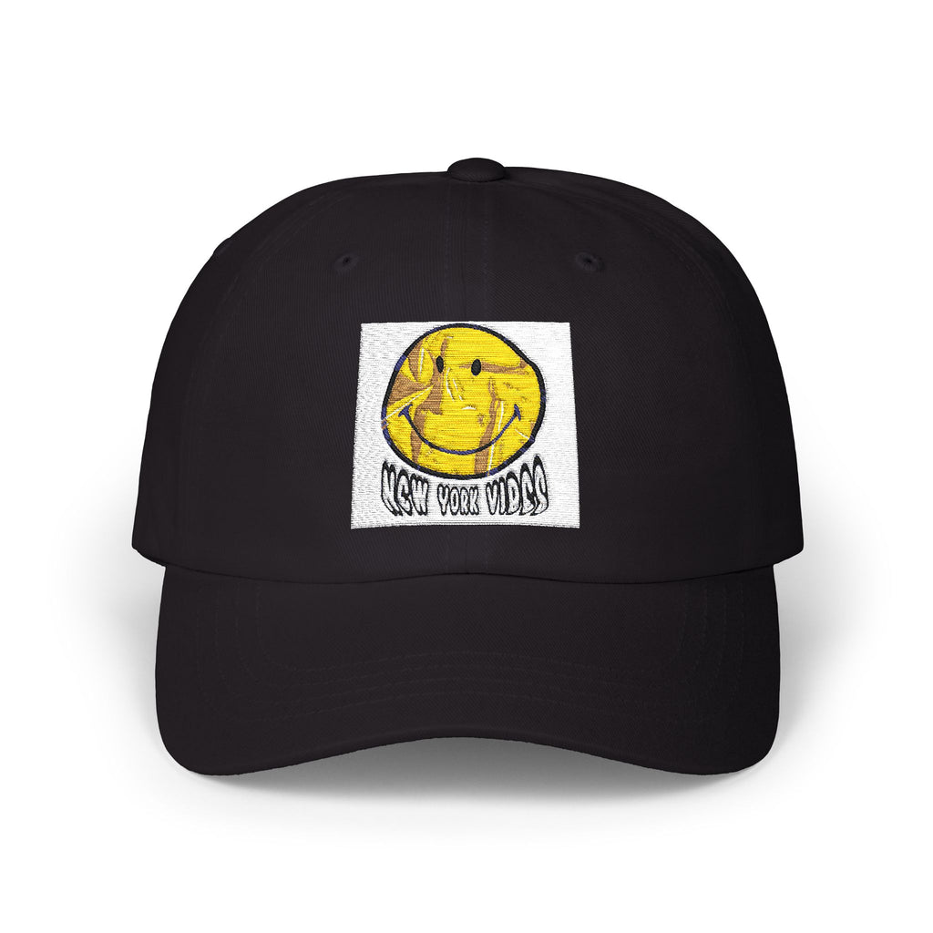 Classic Dad Cap with Playful Embroidered Sun Design, Summer Hat, Gift for Dads, Casual Beachwear, Sun Lover's Accessory